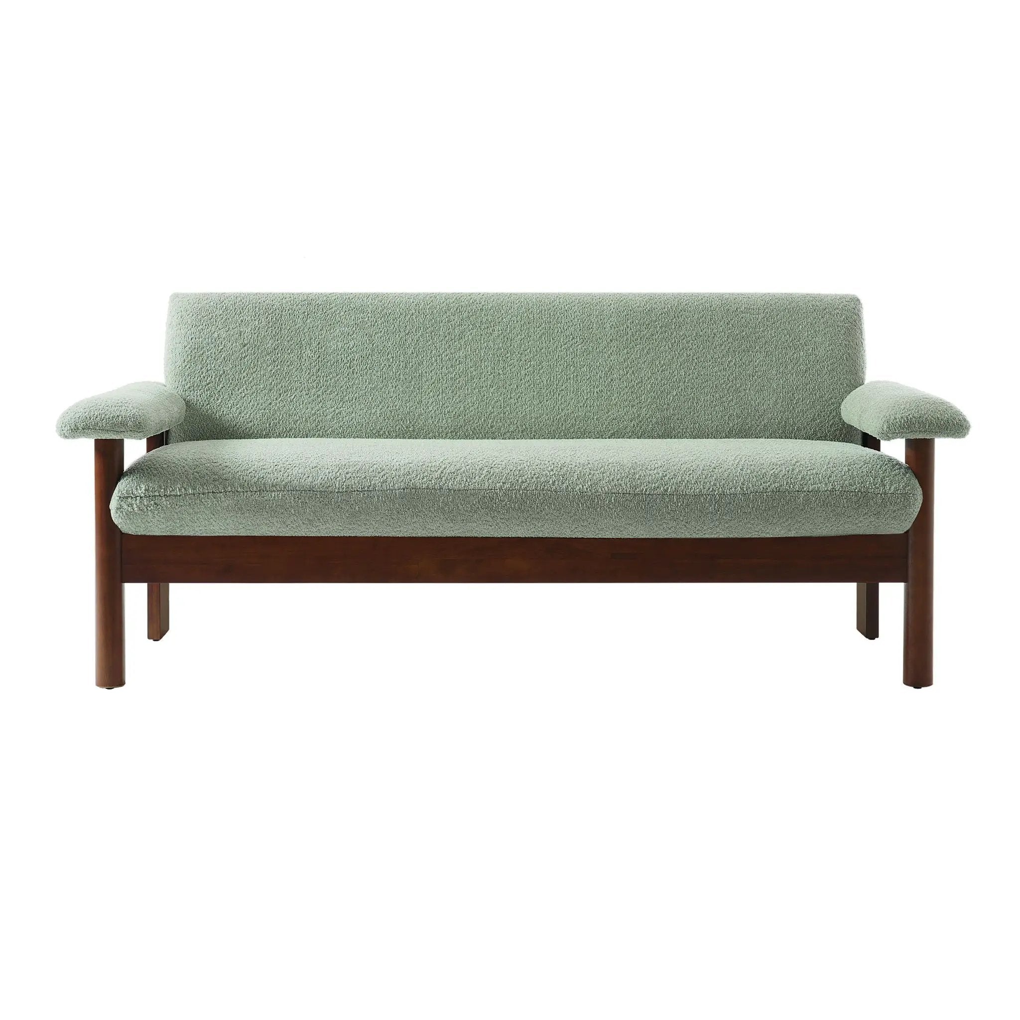 Loveseat Sofa 2 Seater Couch with Armrest Pillows by HouseOfZazla