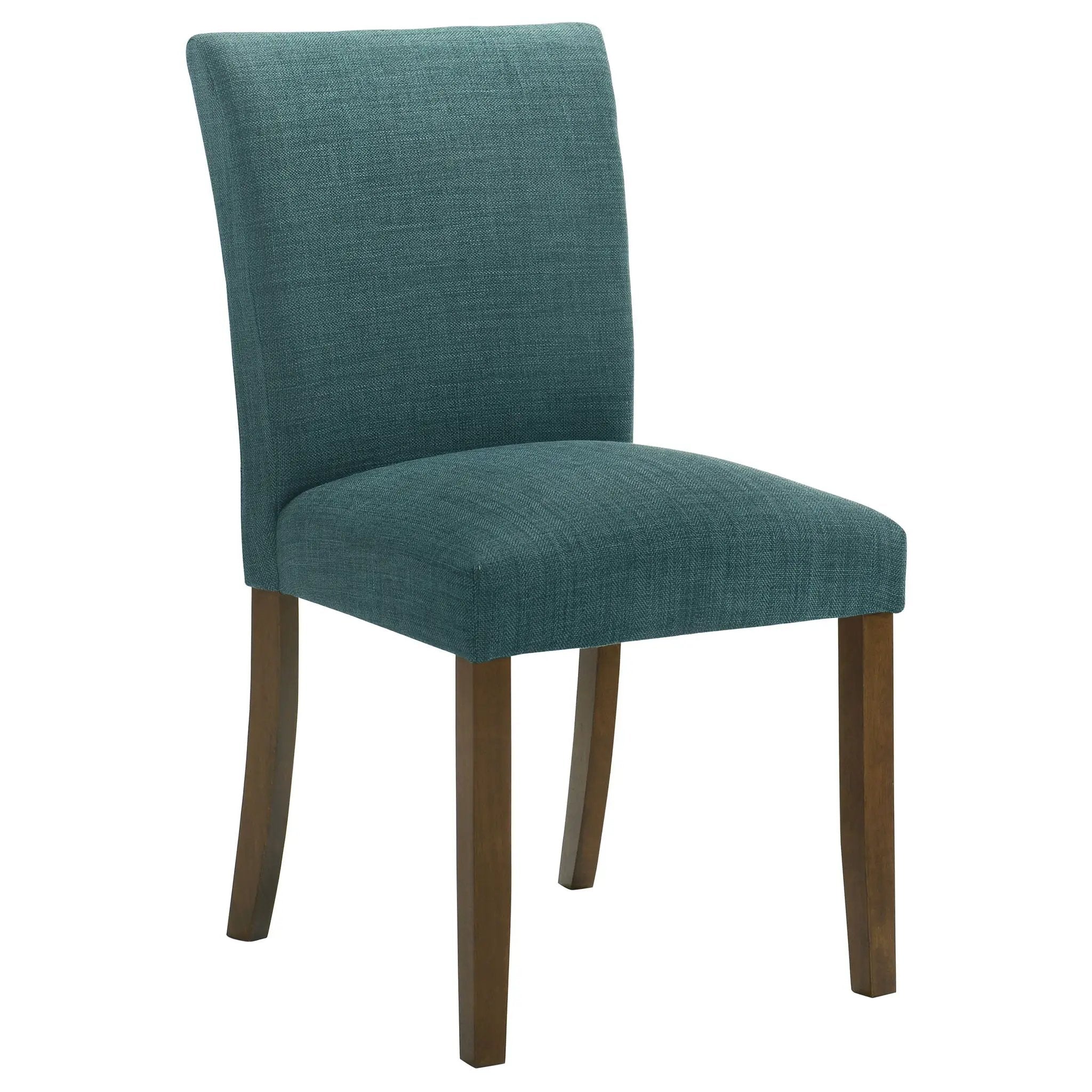 Paxton Upholstered Dining Side Chair Teal Blue (Set of 2) by Unique Piece Furniture