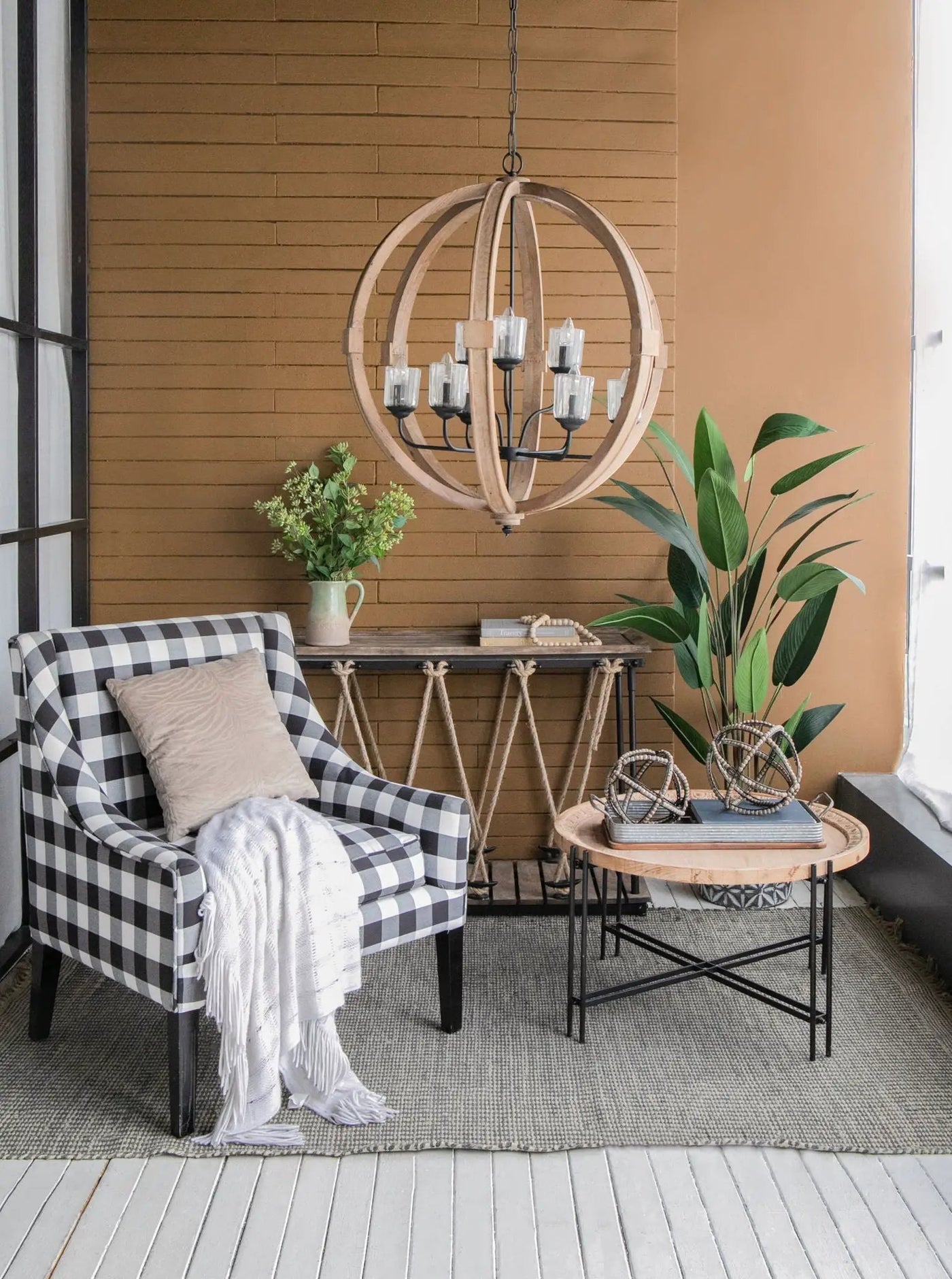 Chandelier, Hanging Light Fixture With Adjustable Chain For Kitchen, Bulb Not Included by HouseOfZazla