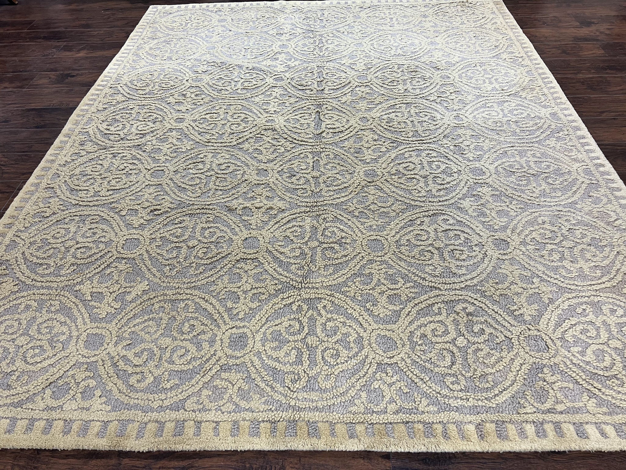 Safavieh Rug 8x10, Cambridge Rug, Wool Hand Tufted Carpet, Modern Room Sized Wool Pile Area Rug by Jewel Rugs