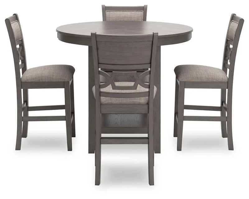 Wrenning - Drm Counter Table Set (Set of 5) - Gray by Unique Piece Furniture