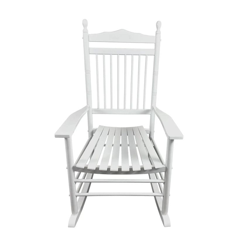 Balcony Porch Adult Rocking Chair - Wood by HouseOfZazla