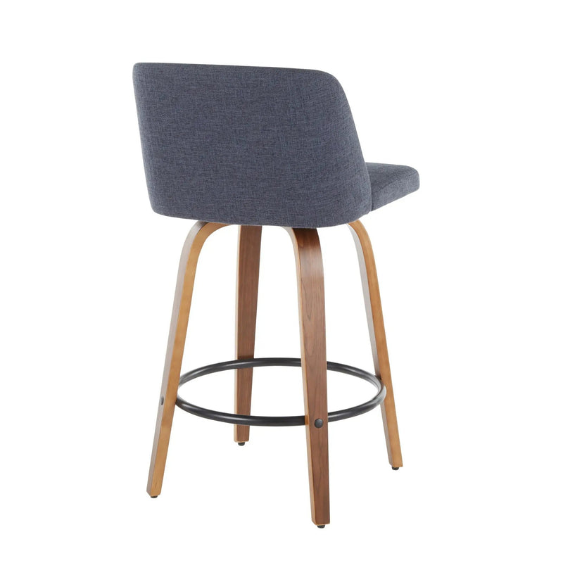 Toriano - Mid Century Modern, Counter Stool (Set of 2) by Unique Piece Furniture