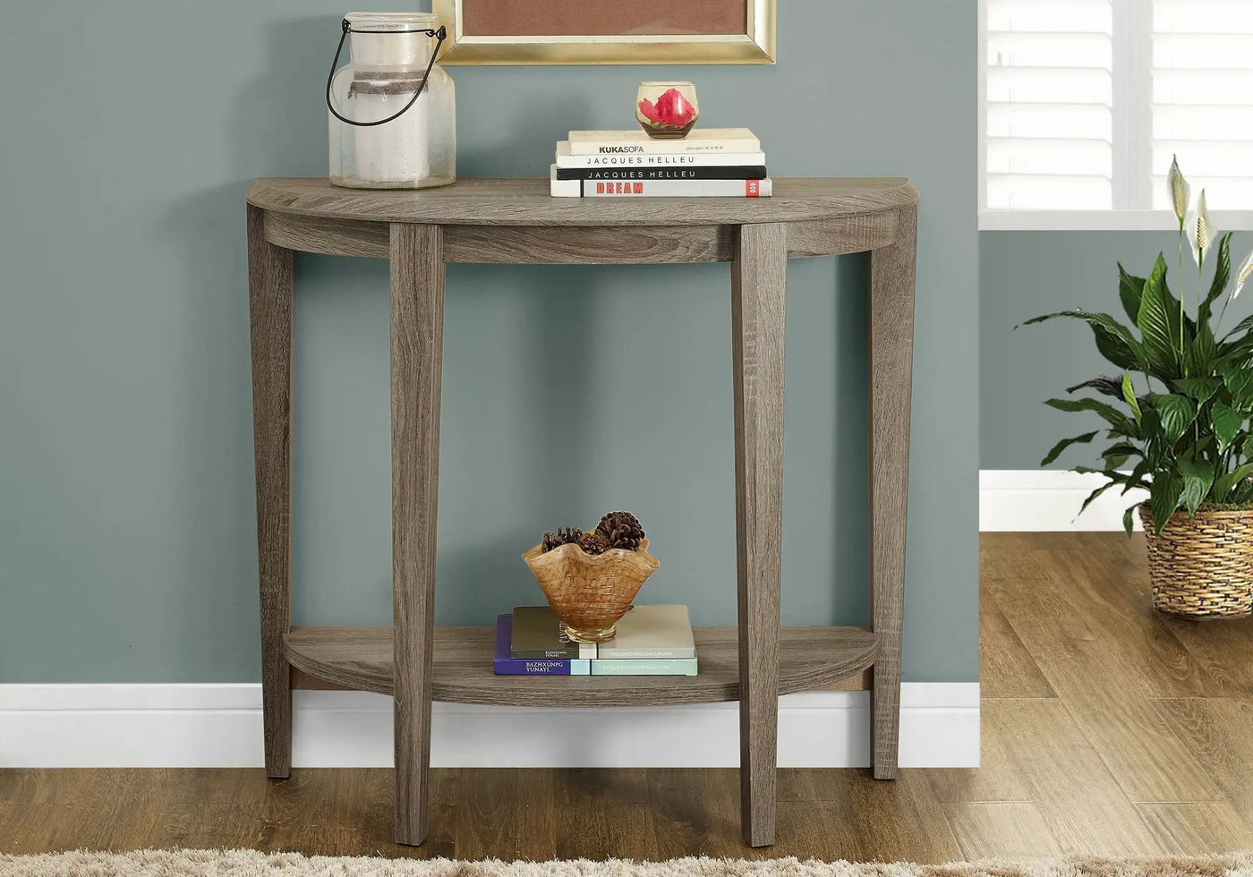 Accent Console Table for Entryway, Space-Saving Profile by HouseOfZazla