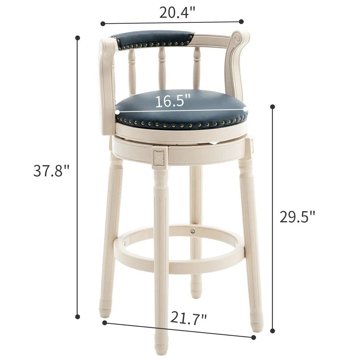 Wooden Bar Stool by HouseOfZazla