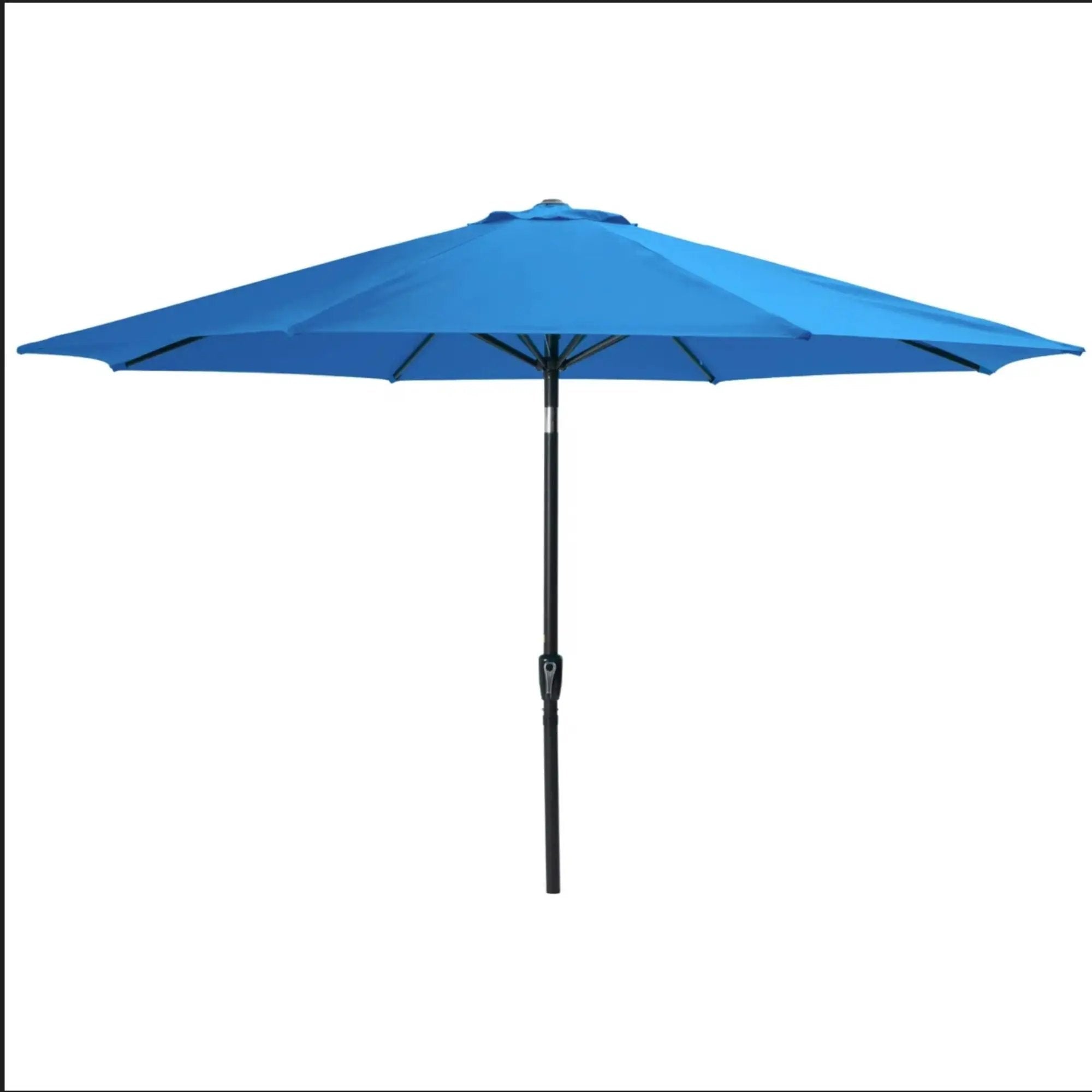 Patio Umbrella With Crank Lift And Tilt, UV-Resistant Canopy by HouseOfZazla