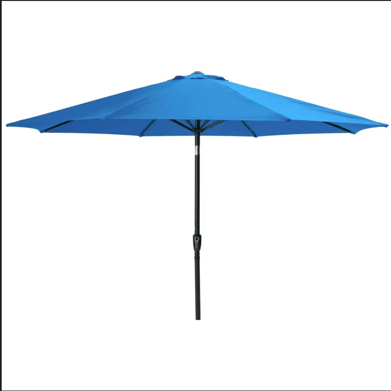 Patio Umbrella With Crank Lift And Tilt, UV-Resistant Canopy by HouseOfZazla