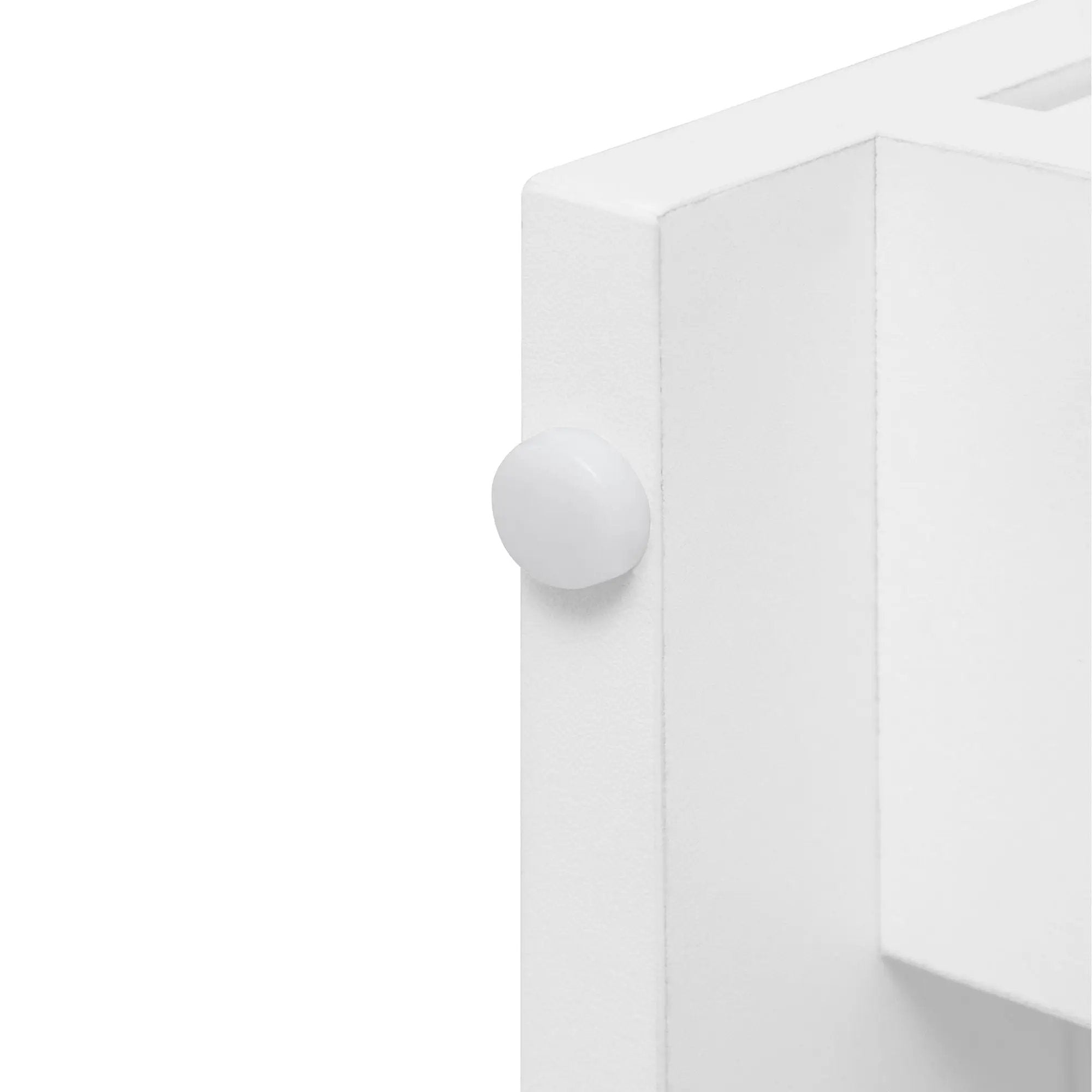 Wardrobe With 3 Drawers High Wardrobe Armoire With Rattan For Living Room Organizer - White by HouseOfZazla