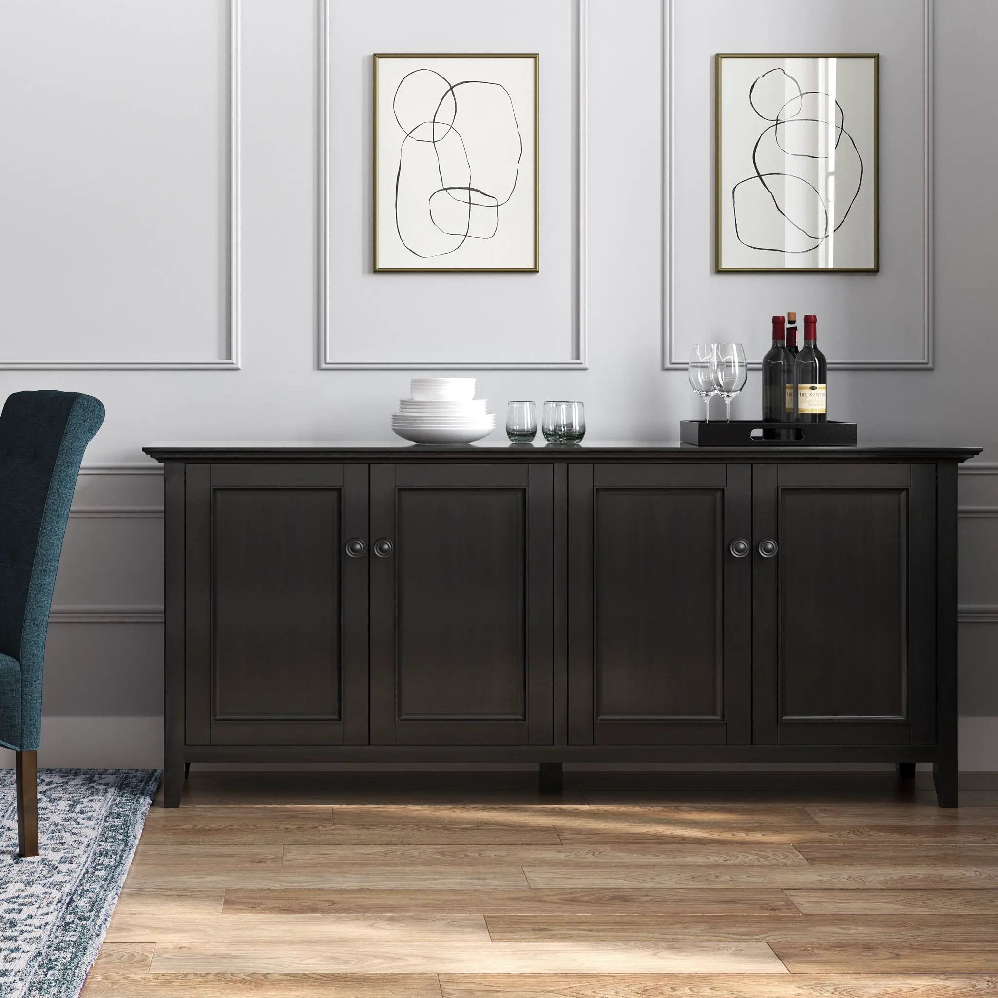 Amherst - 4 Door Storage Cabinet by HouseOfZazla