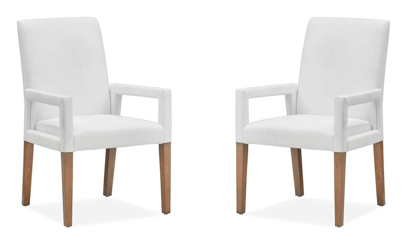 Lindon - Dining Arm Chair With Upholstered Seat & Back (Set of 2) by Unique Piece Furniture