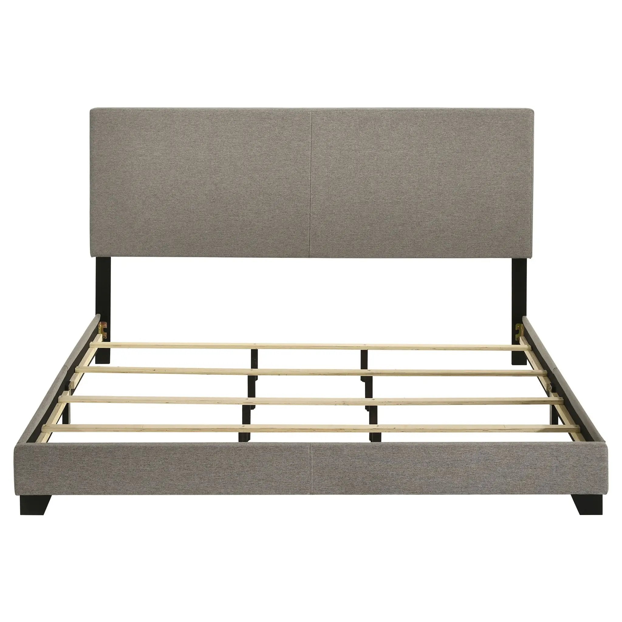 Dorian Fabric Upholstered California King Panel Bed Taupe by Unique Piece Furniture