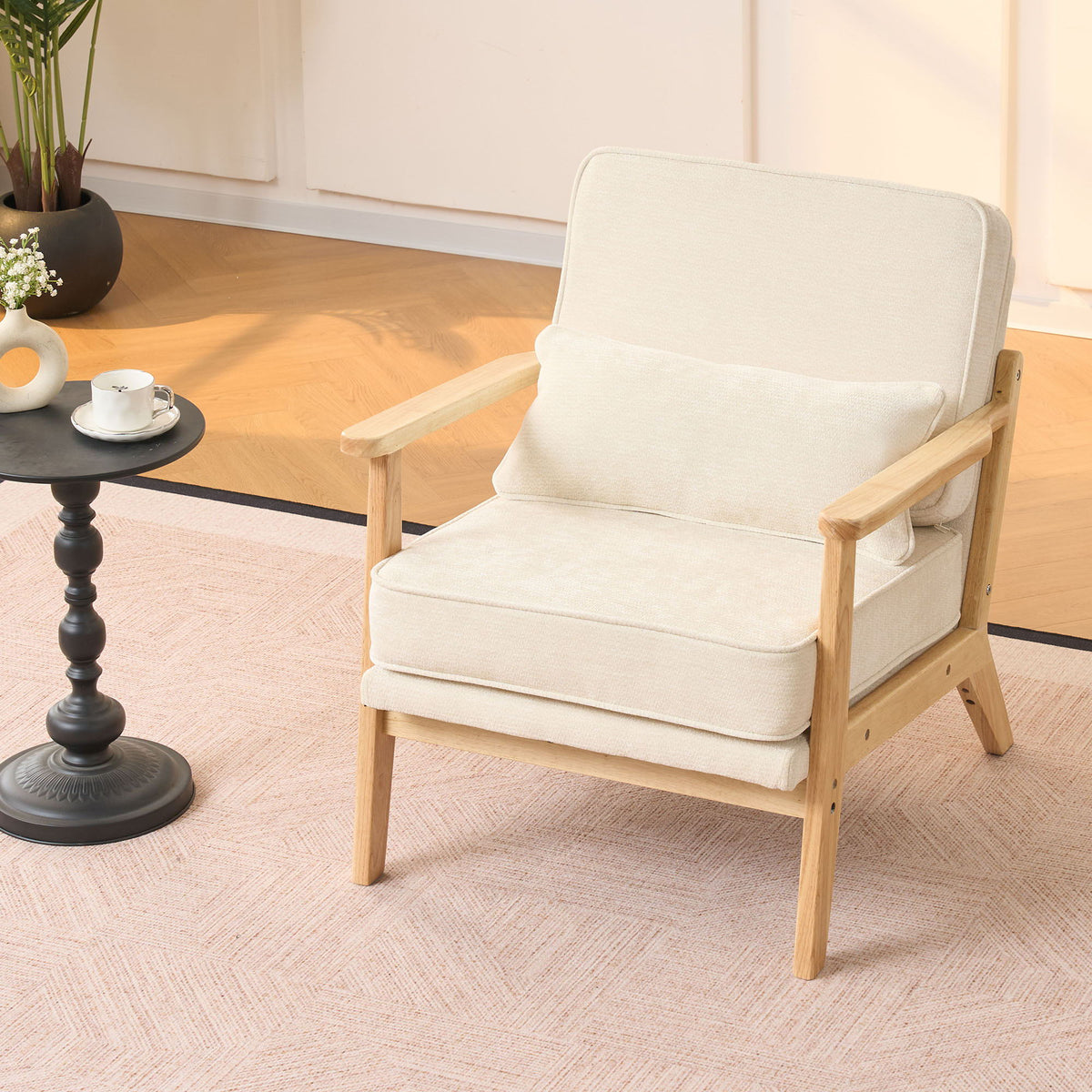 Living Room Chair With Lumbar Pillow, photo 17 of 19