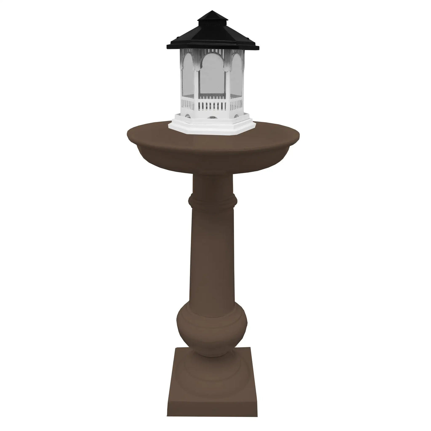 Modern Round Cast Aluminum Metal 40-in Bird Bath and Bird Feeder Combo by Sharicks