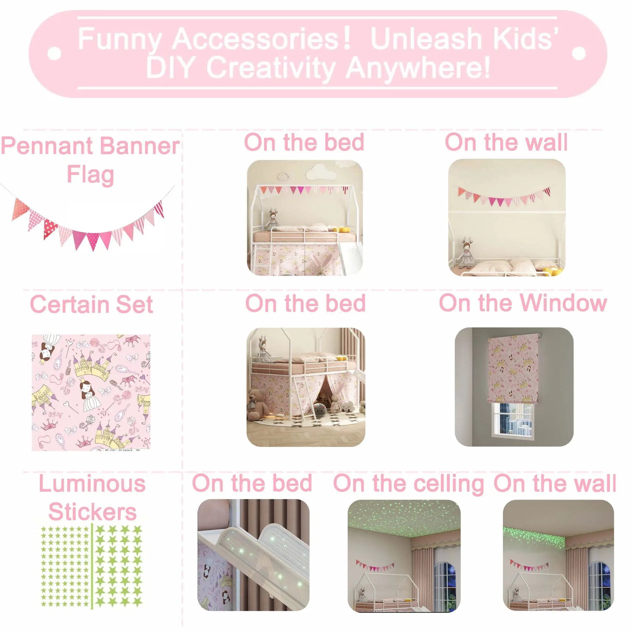 Jack - House Loft Bed With Slide And Curtain Set by HouseOfZazla