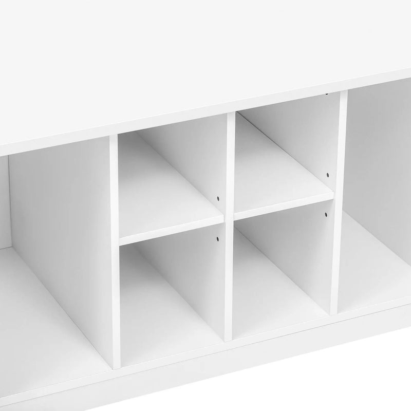 5 In 1 Entryway Bench With Coat Rack, 7 Sturdy Hooks, 2 Spacious Drawers And Adjustable Shelves by HouseOfZazla