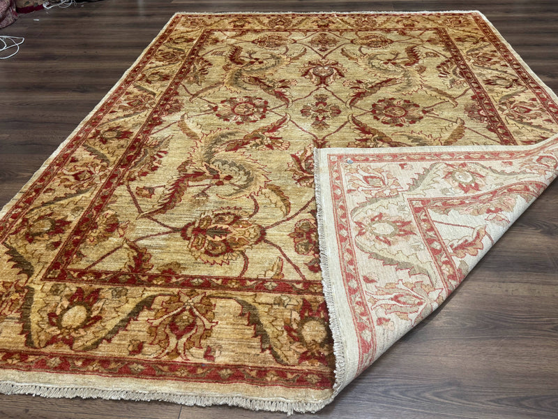 Indian Mahal Rug 7x9, Traditional Wool Carpet by Jewel Rugs