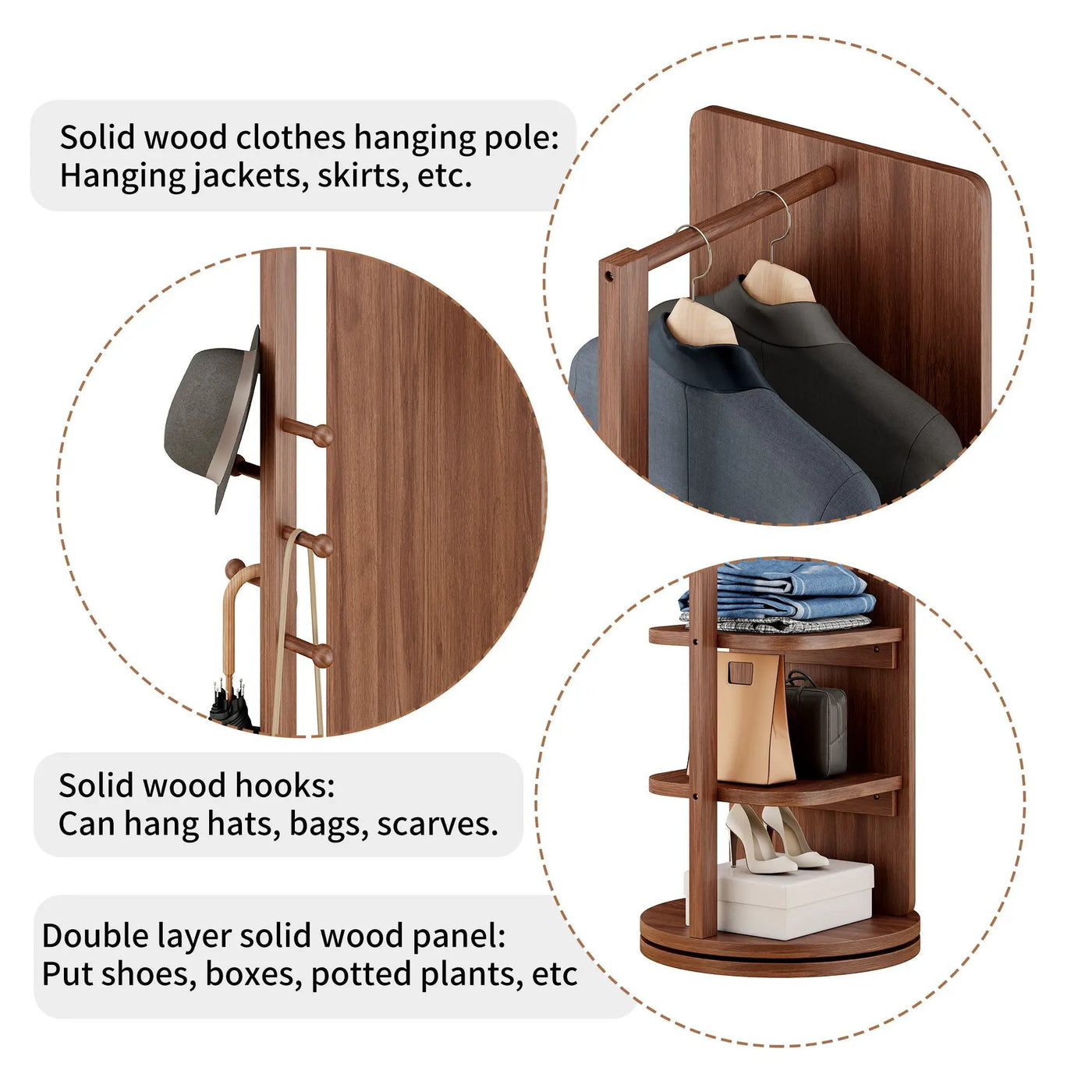 3 In 1 Multifunctional Full-Length Clothing Mirror by HouseOfZazla