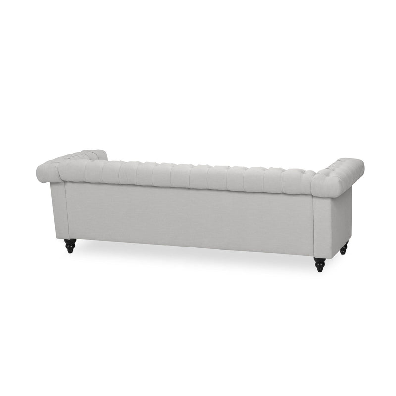 Chesterfield Style 3 Seater Sofa With Deep Button Tufting by HouseOfZazla