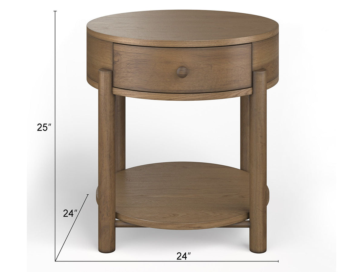Hadleigh - Round End Table, photo 8 of 10