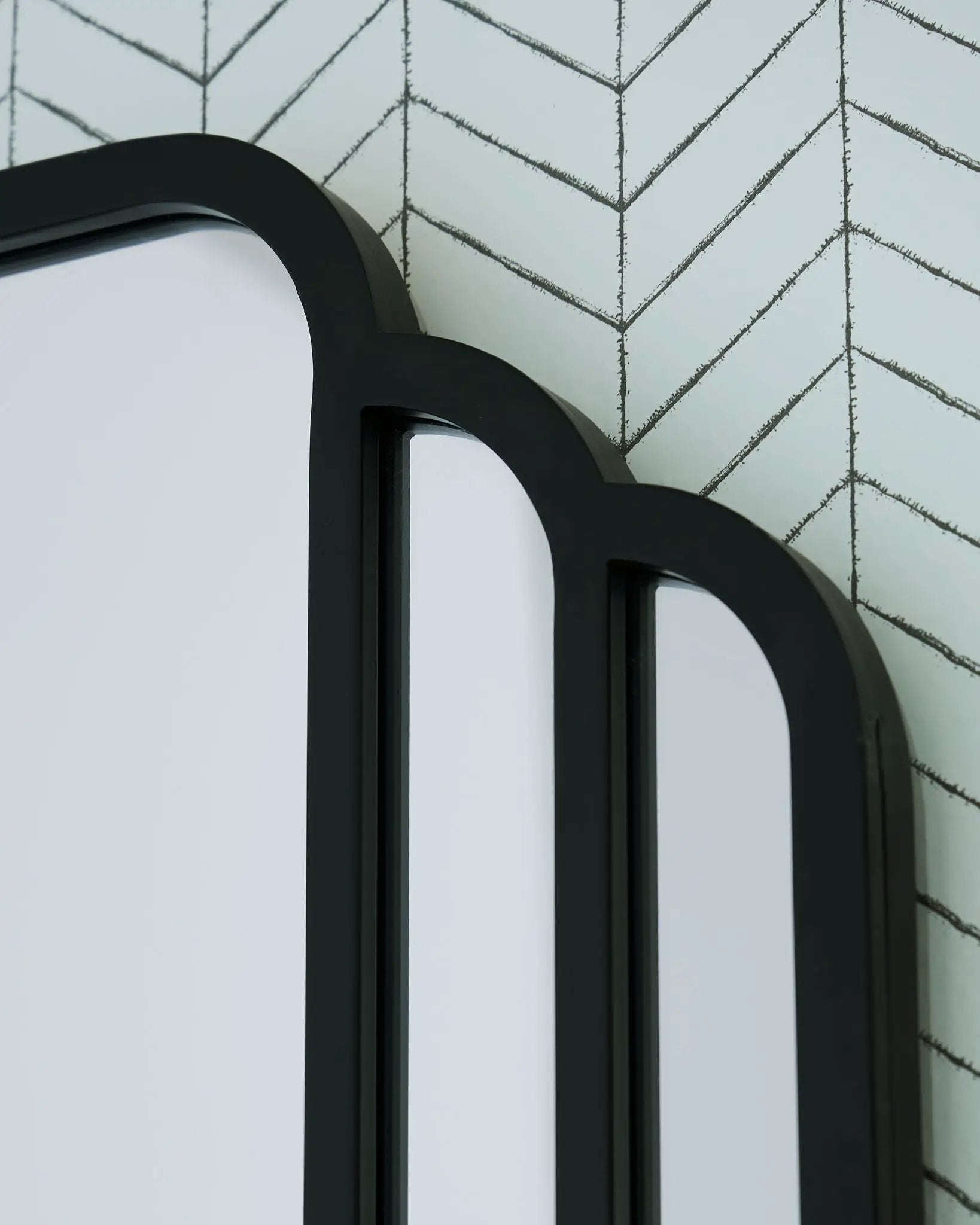 Antigone - Floor Mirror - Black by Unique Piece Furniture