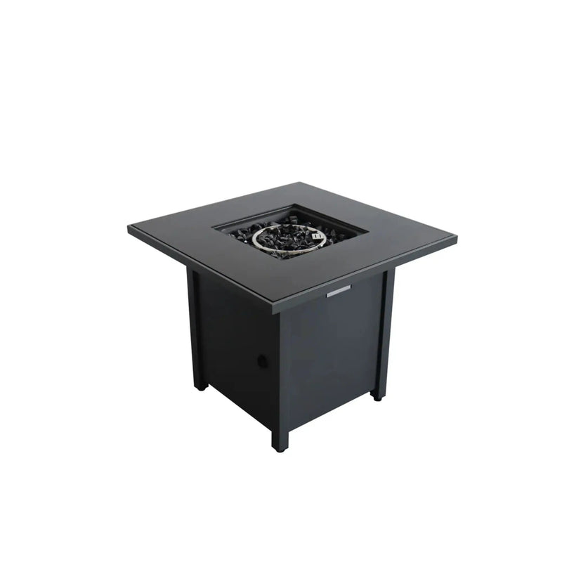 Powdercoated Fire Pit With Top - Gray by Unique Piece Furniture