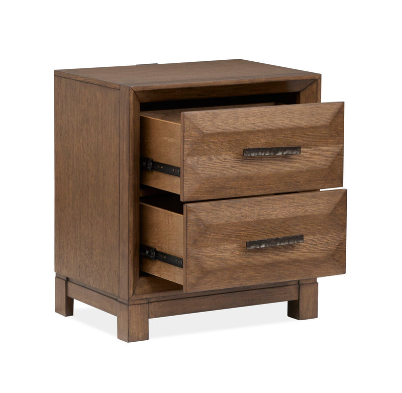 Callisto - Drawer Nightstand - Bourbon Brown, photo 6 of 7