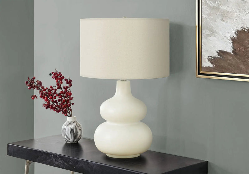 Lighting, Table Lamp, Contemporary - Cream by Unique Piece Furniture