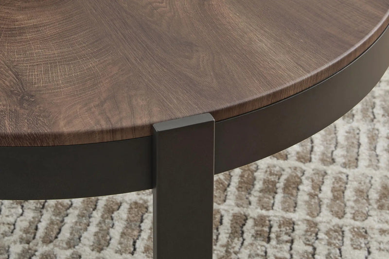 Horizon Hills - Occasional Table Set (Set of 3) - Brown / Black by Unique Piece Furniture