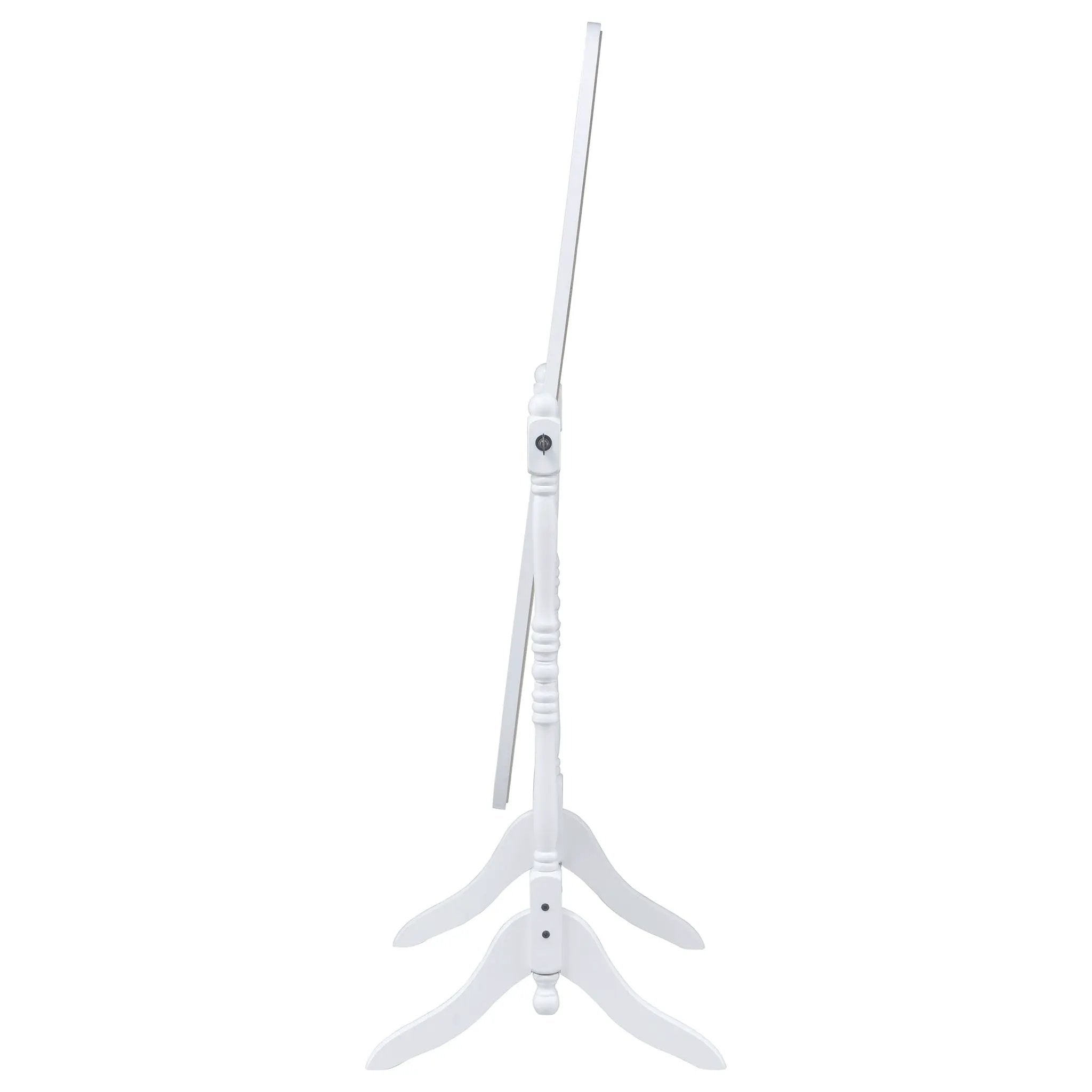 Foyet Wood Adjustable Full Length Cheval Mirror White by Unique Piece Furniture