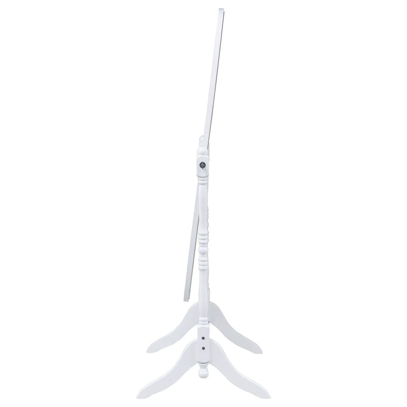 Foyet Wood Adjustable Full Length Cheval Mirror White by Unique Piece Furniture