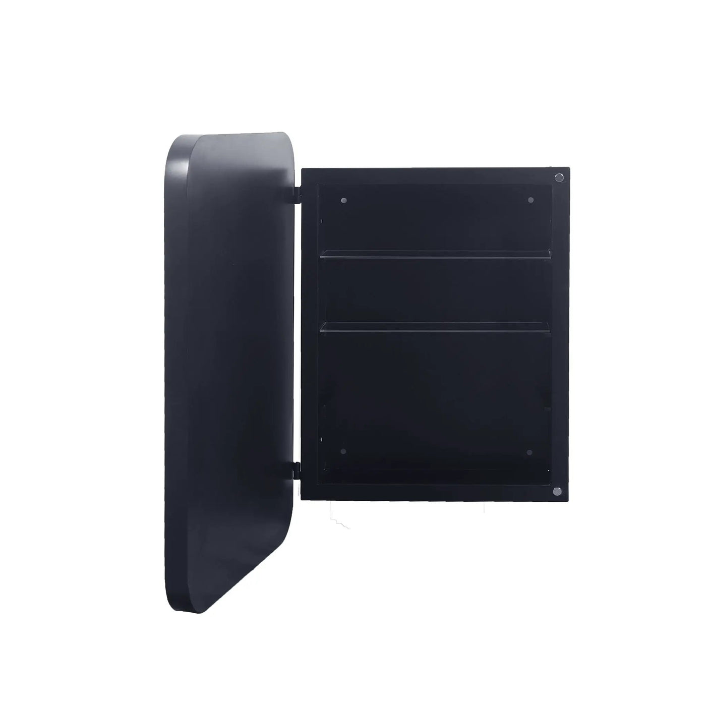 Recessed Metal Framed Medicine Cabinet With Mirror And Adjustable Shelves Wall Mirror With Storage For Bathroom by HouseOfZazla
