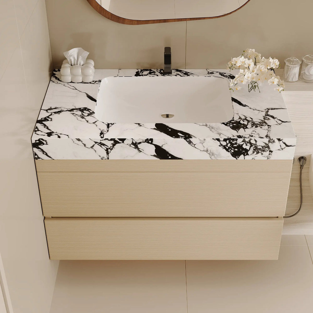 29.9" Modern Floating Bathroom Vanity by HouseOfZazla