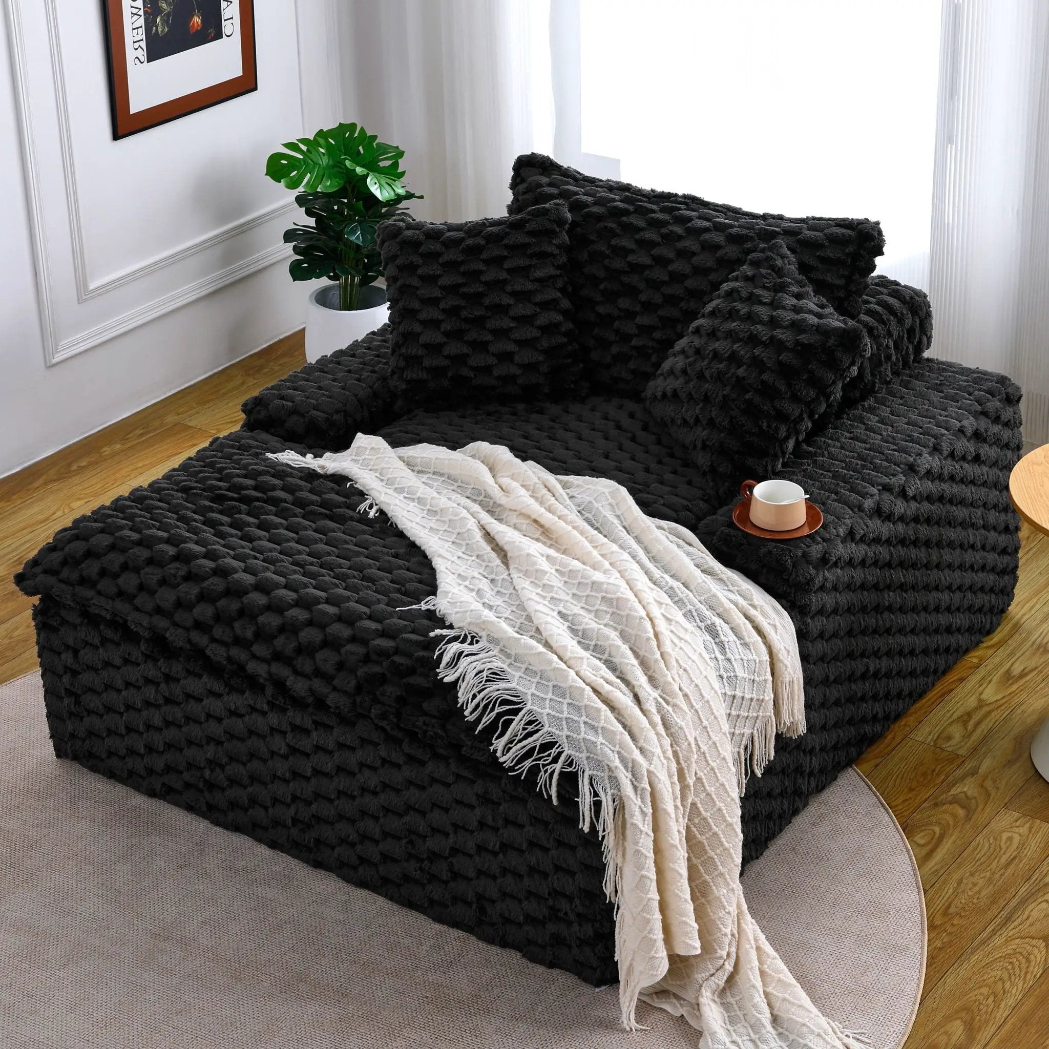 Harbor - Luxury Sofa Turtle Fleece Fabric by Unique Piece Furniture