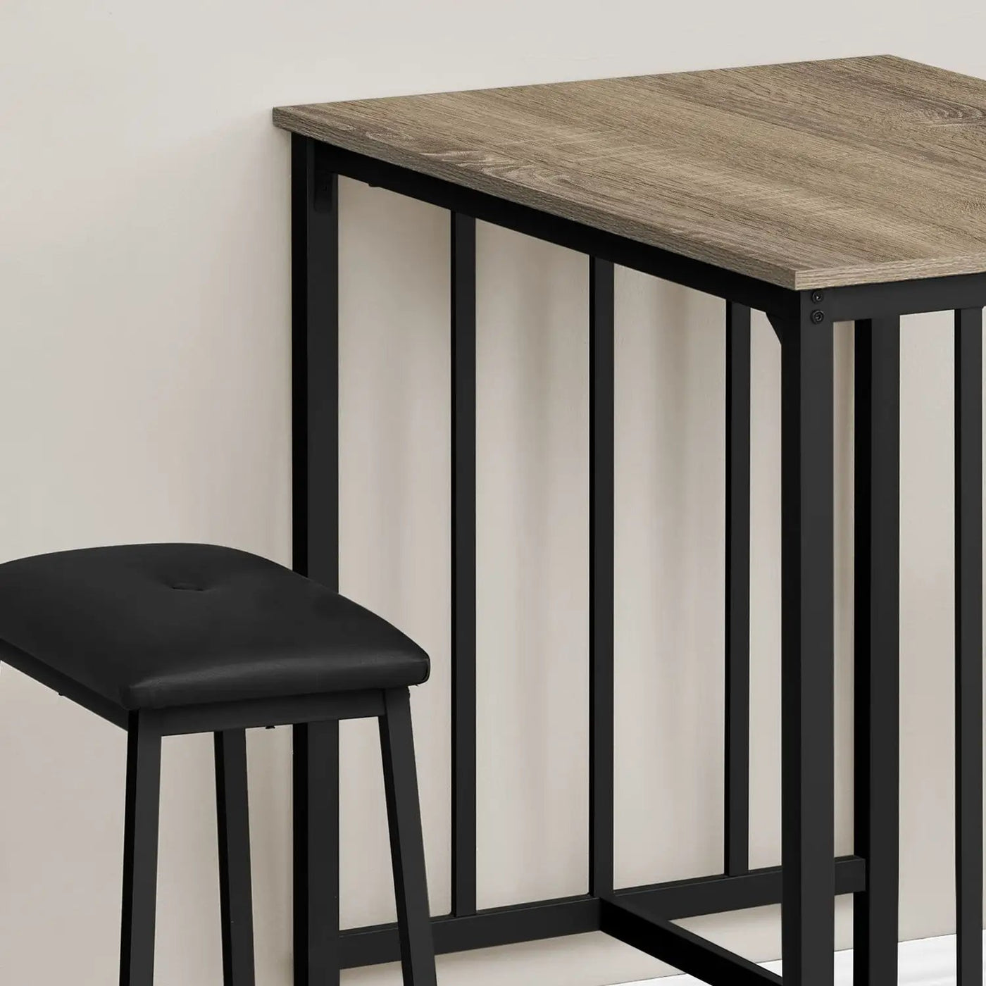 3 Pieces Dining Set, Counter Height, Rectangular, Small, Contemporary & Modern by Unique Piece Furniture