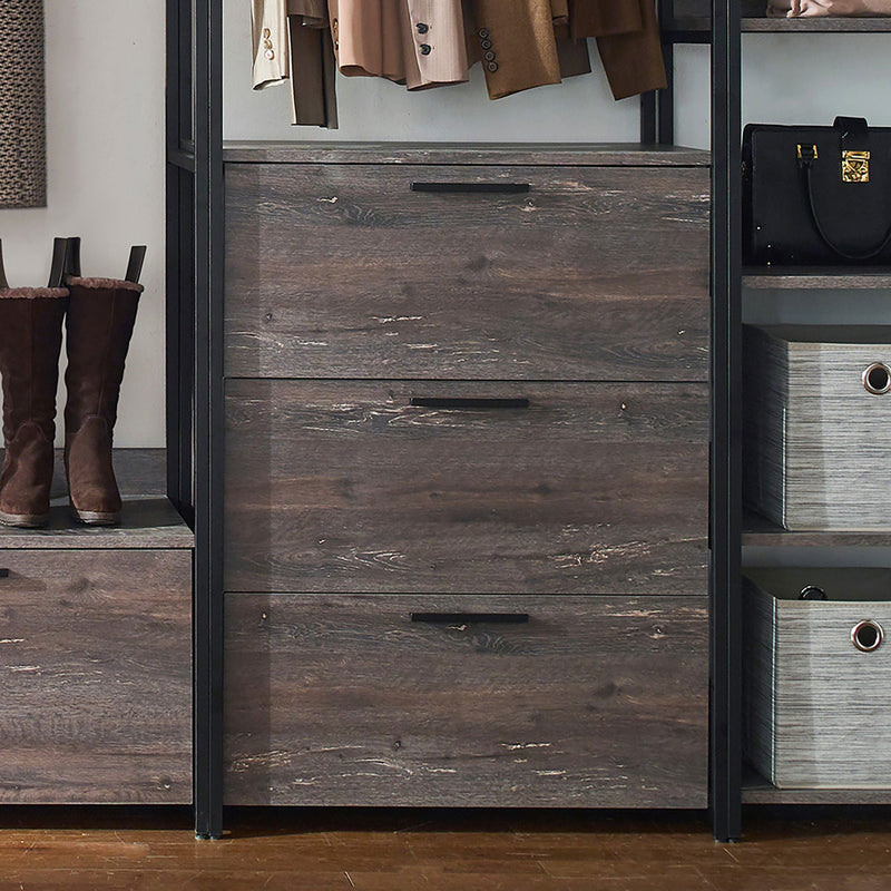 Monica - Walk-In Closet System, Extra Storage Space - Rustic by HouseOfZazla