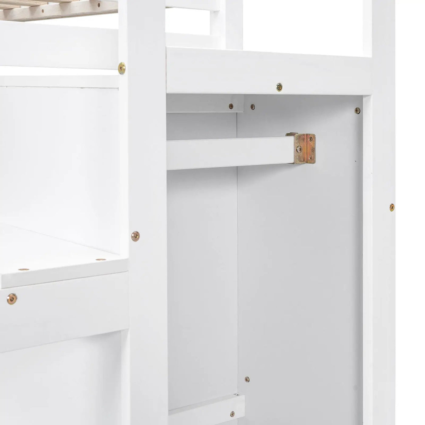 Loft Bed With Built In Storage Wardrobe And Staircase by HouseOfZazla