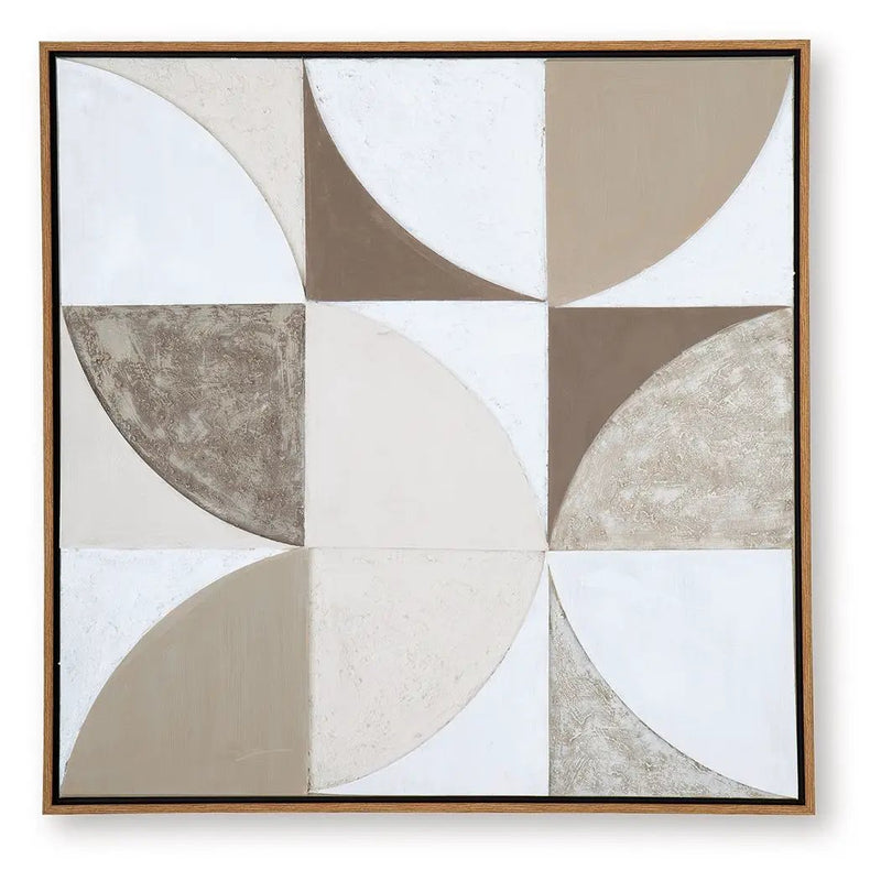 Harelman - Wall Art - Tan / Taupe / White by Unique Piece Furniture