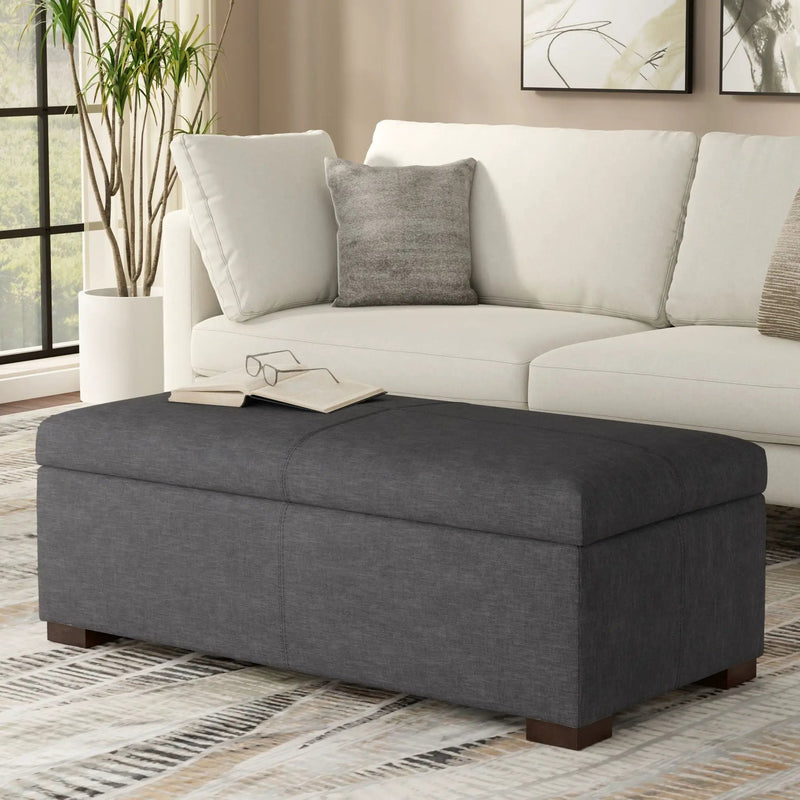 Gabbie - Coffee Table Upholstered Storage Ottoman by Unique Piece Furniture
