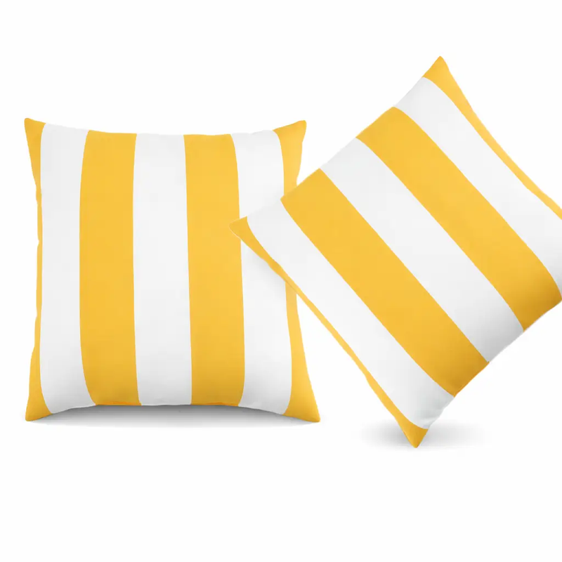 2 Pack Outdoor Throw Pillows Waterproof & Fade-Resistant by HouseOfZazla