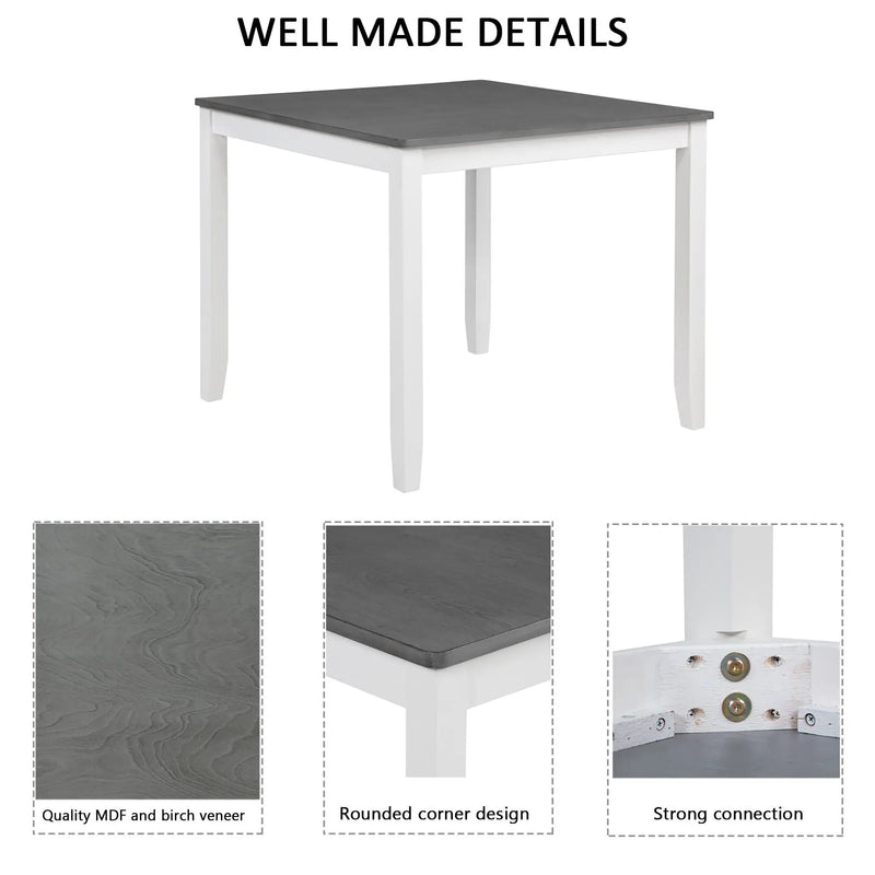 Modern Dining Table Set With Chairs For Kitchen by Unique Piece Furniture
