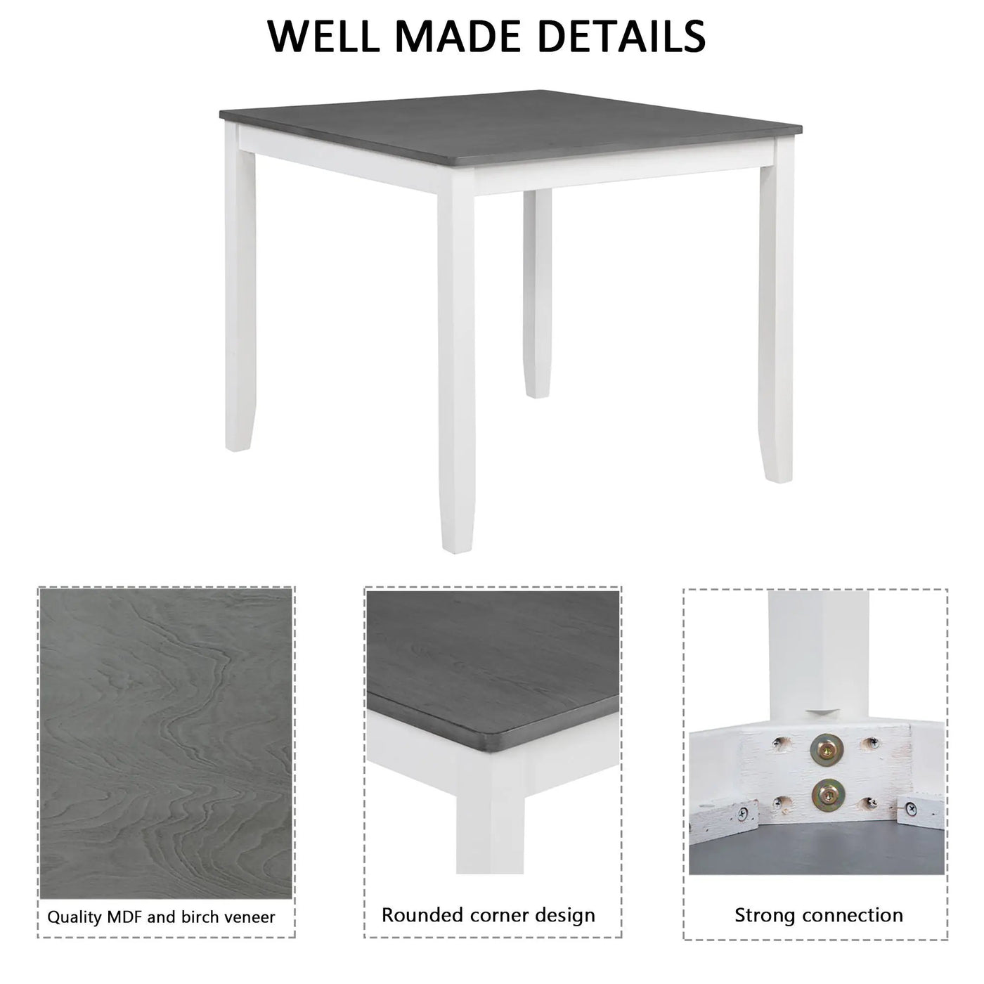 Modern Dining Table Set With Chairs For Kitchen by Unique Piece Furniture