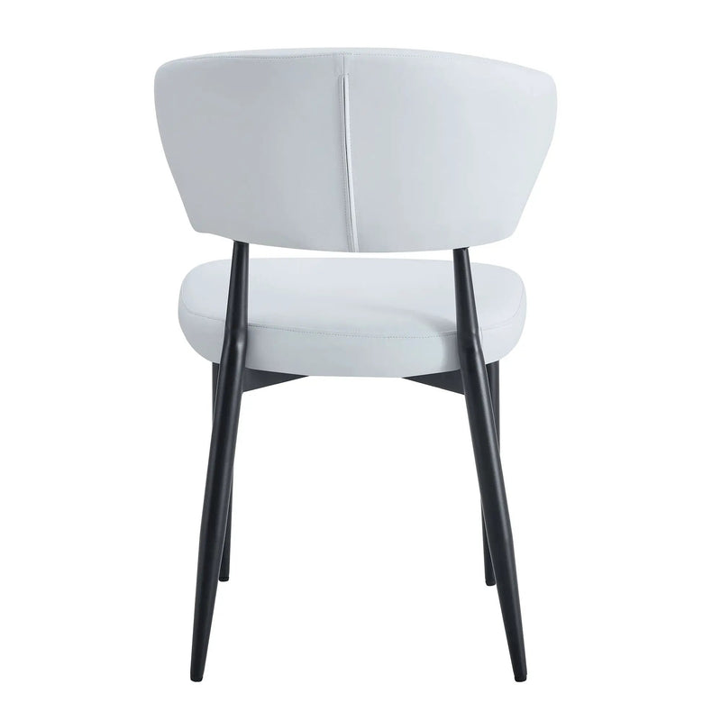 Minimalist Ergonomic Dining Chair With Curved Backres (Set of 4) by HouseOfZazla