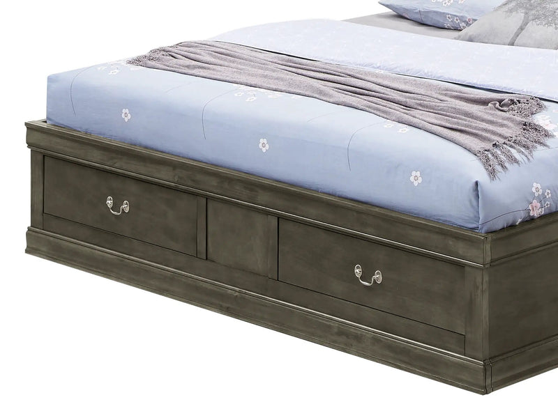 Traditional Style Bookcase Storage Bed by HouseOfZazla