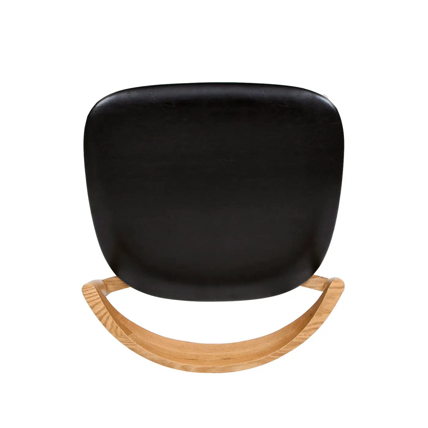 Raven - Stacking Sculpted Oak Dining Chair - Warm Natural Brown / Black by Unique Piece Furniture