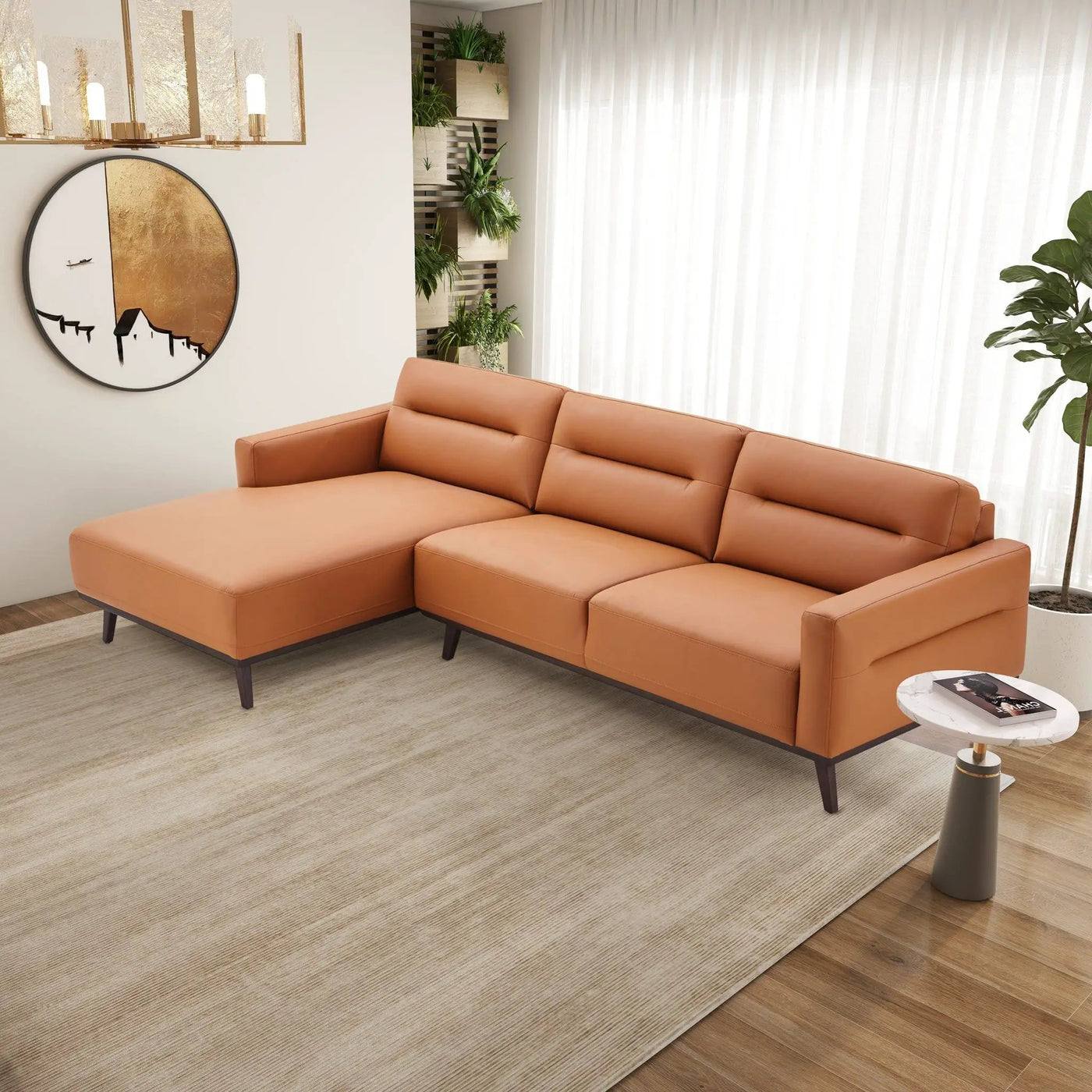 Ella - L-Shaped Sectional Couch by Unique Piece Furniture