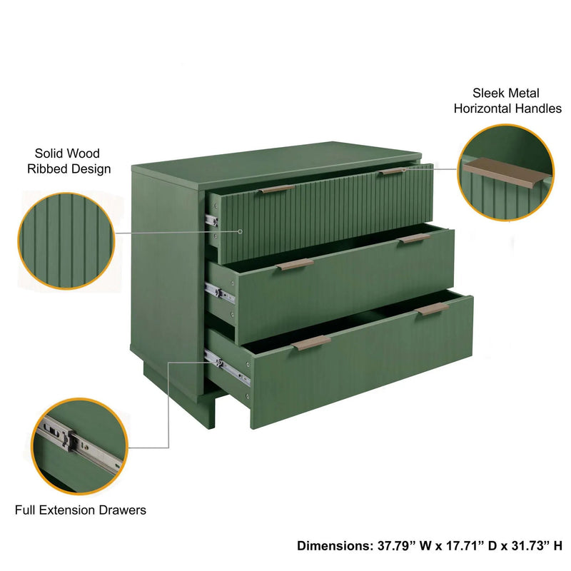 Granville - Dresser With 3 Drawers by HouseOfZazla