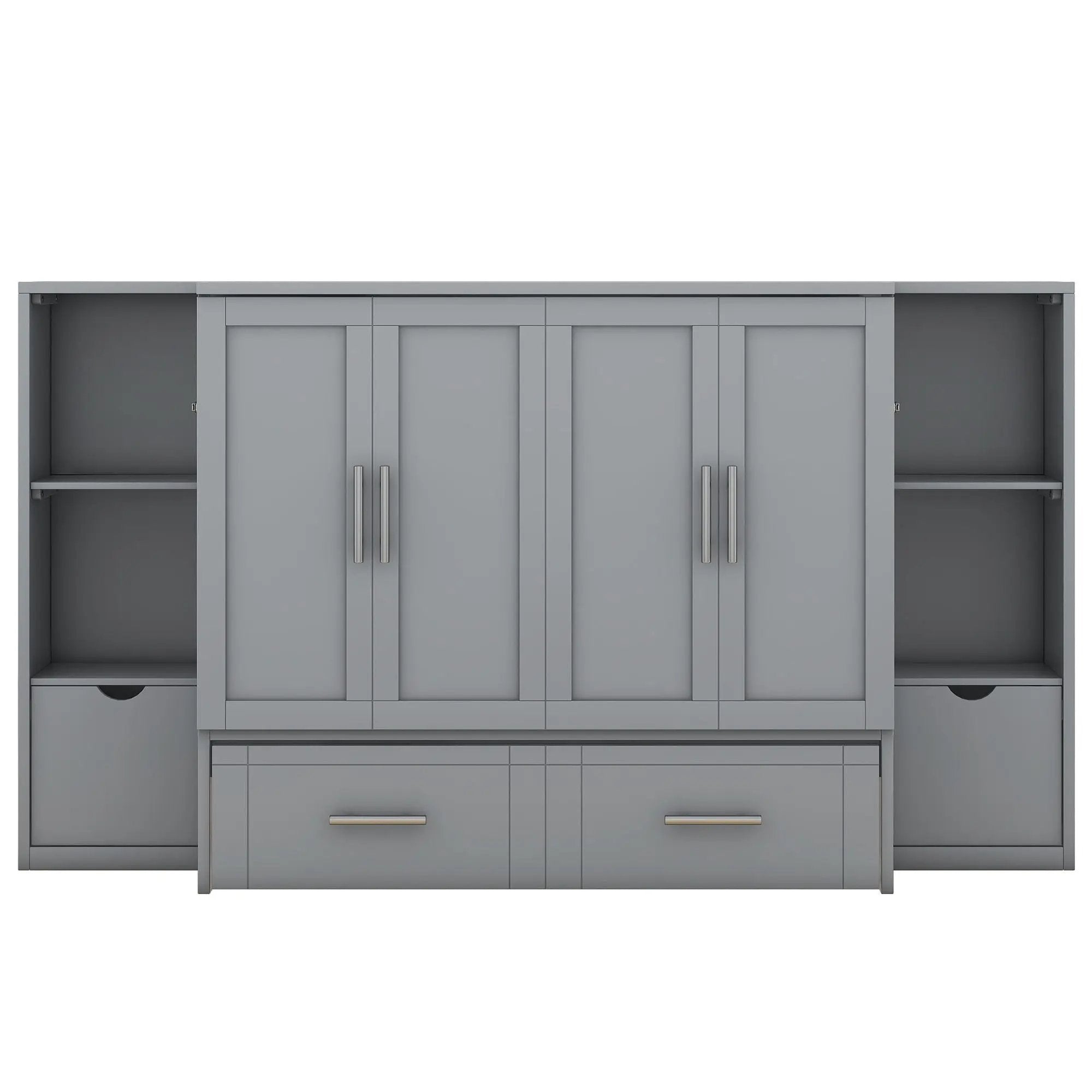 Murphy Bed With Shelves, Drawers And USB Ports by HouseOfZazla