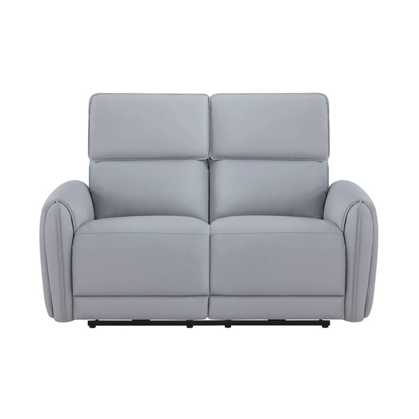Jeromie - Power Motion Loveseat With USB Port - Gray