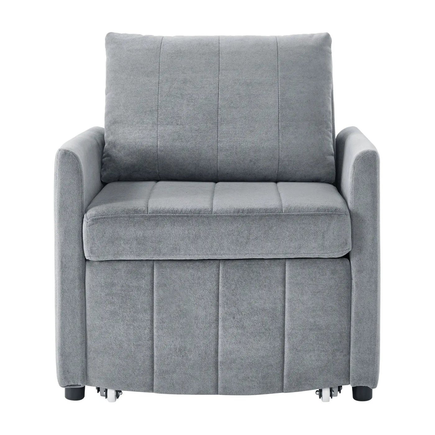 Upholstered Convertible Sleeper Sofa With 5 Position Backrest, Side Pockets, Storage by HouseOfZazla