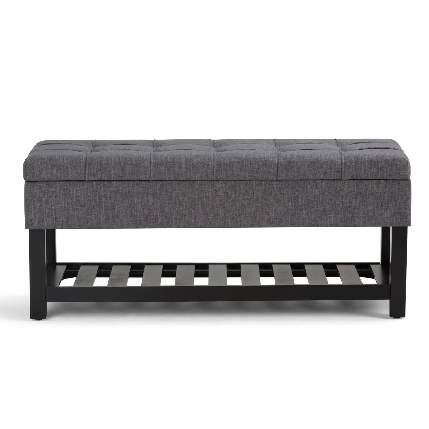 Saxon - Upholstered Transitional Storage Ottoman Bench by Unique Piece Furniture